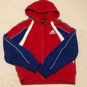 Adidas Vintage Zip-up Hoodie